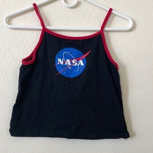 Black NASA Cami Top